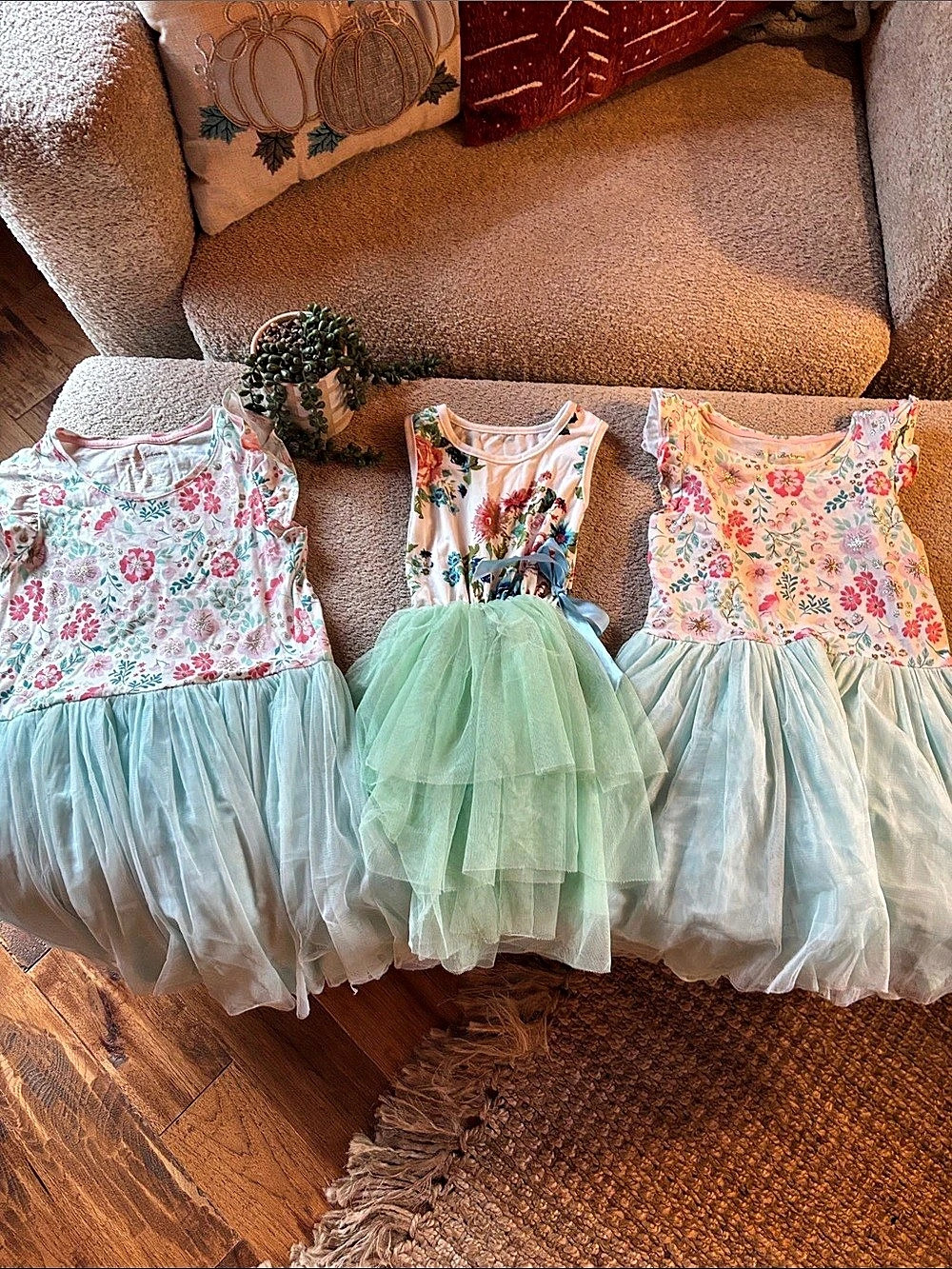 Tommy Bahama Floral Tulle Dress Girls 10-12